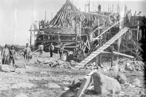 1917 Barn Construction