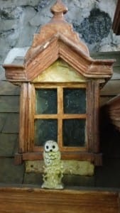 Castle dollhouse owl