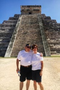 Peggy and Dennis at Chichen Itza