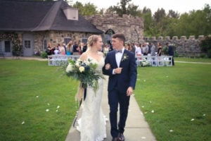 2017 Military Wedding Giveaway winners Taylor and Ryan Castle Farms