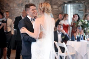 First Dance Castle Farms Military Wedding Giveaway winners Taylor and Ryan