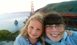 San Francisco with Daughter