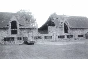 Kings Courtyard with roof caved in