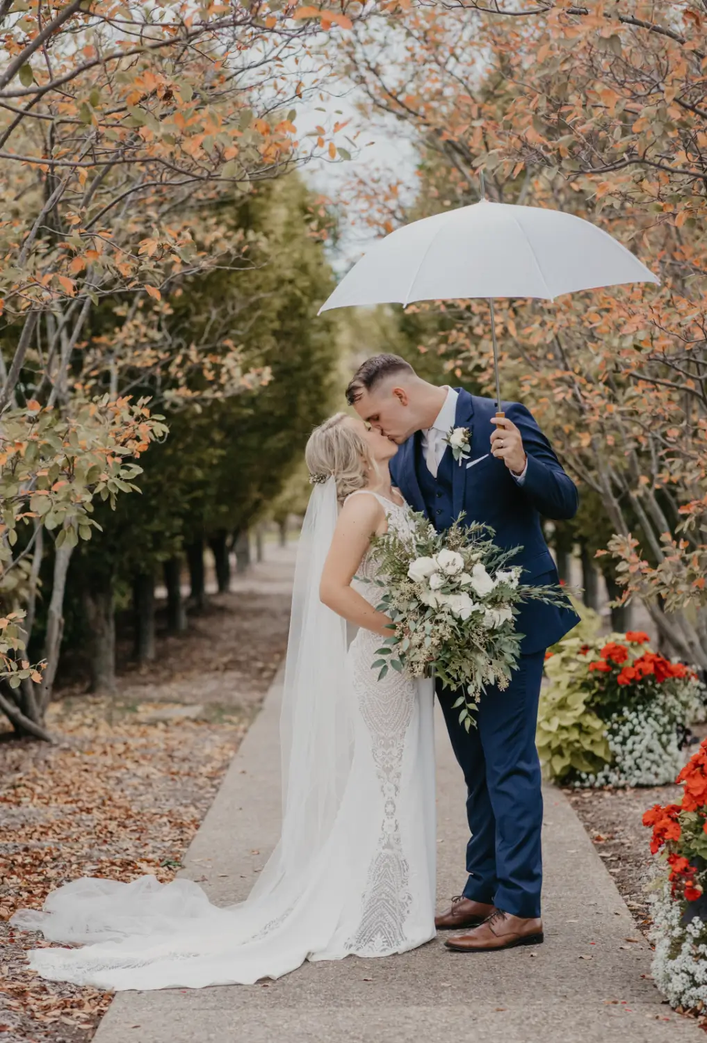 Fall wedding at Castle Farms