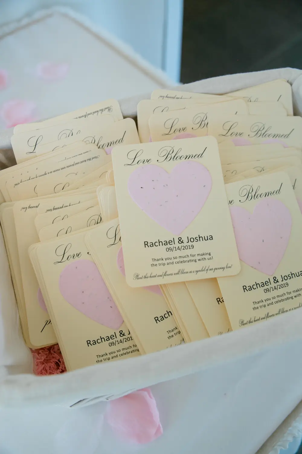 sustainable wedding favors