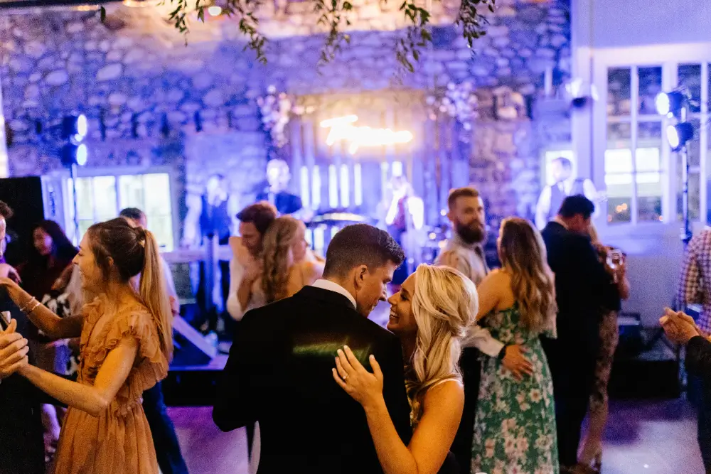 Slow Dancing at Castle Farms Wedding