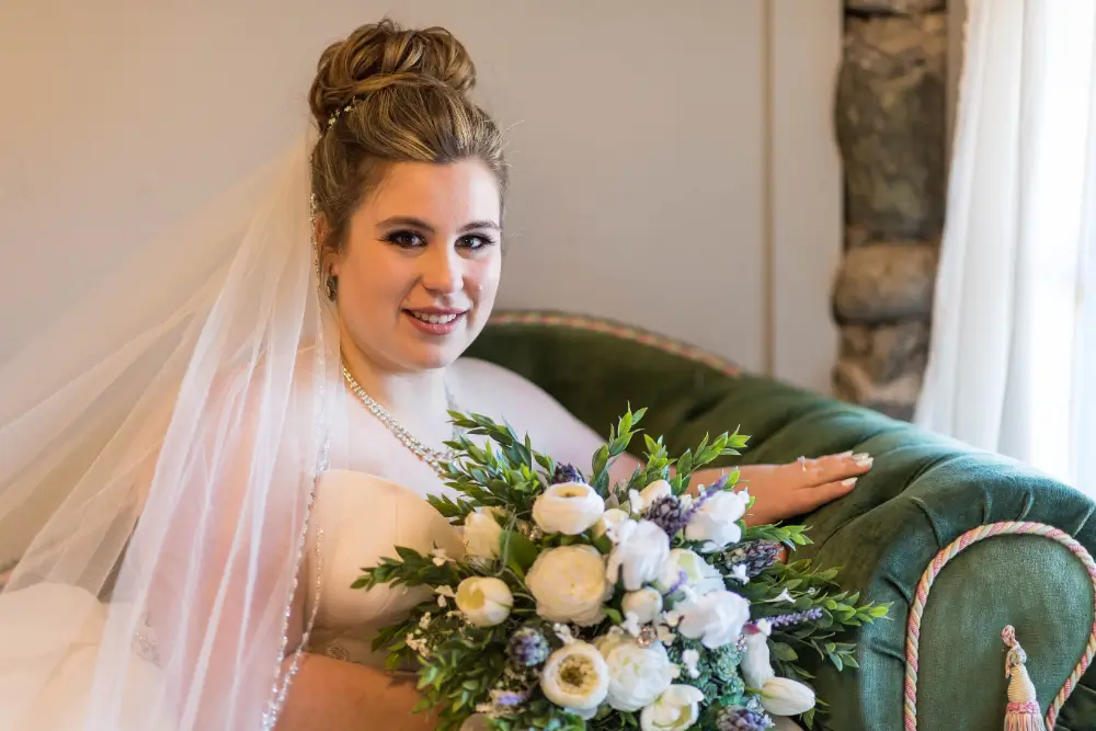 1980’s Style Wedding Dress at Castle Farms