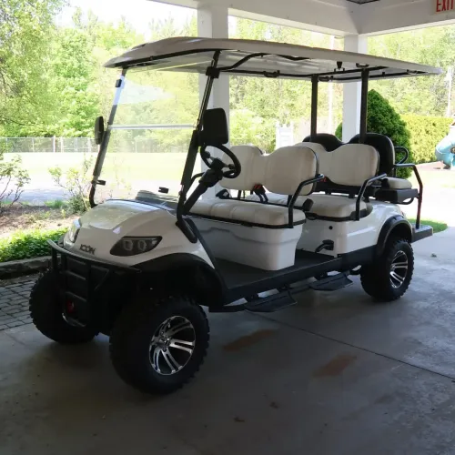 A golf-cart at Castle Farms.